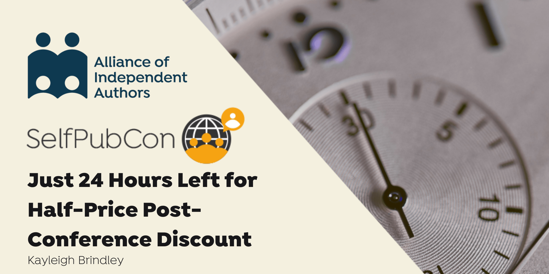 Just 24 Hours Left For Half-Price Post-Conference Discount