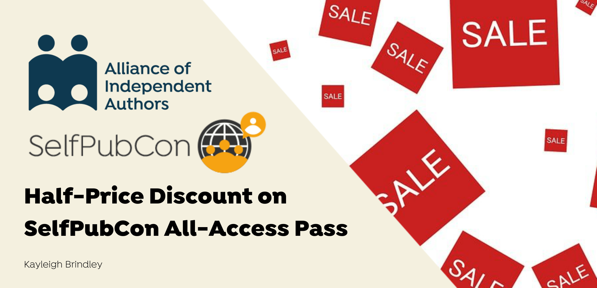 Half-Price Discount for #SelfPubCon22 Attendees!