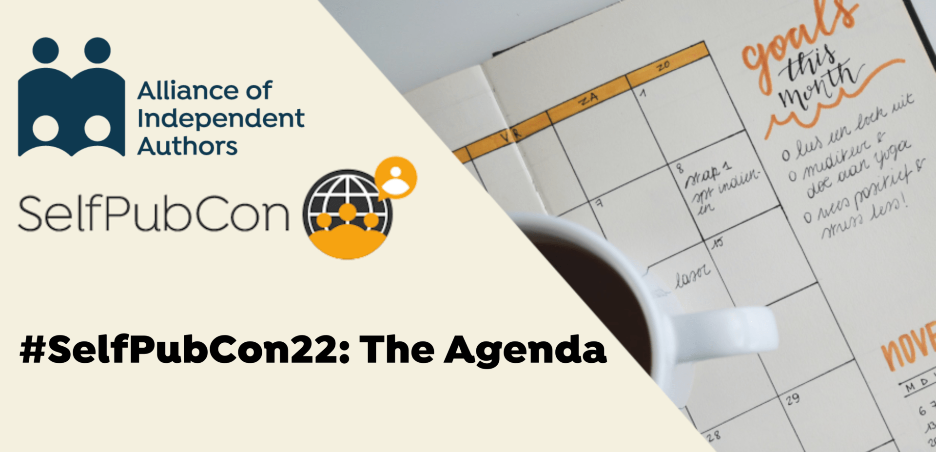 #SelfPubCon22: The Agenda